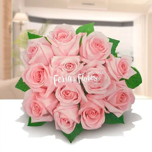 Ramillete o Bouquet de Rosas Rosadas